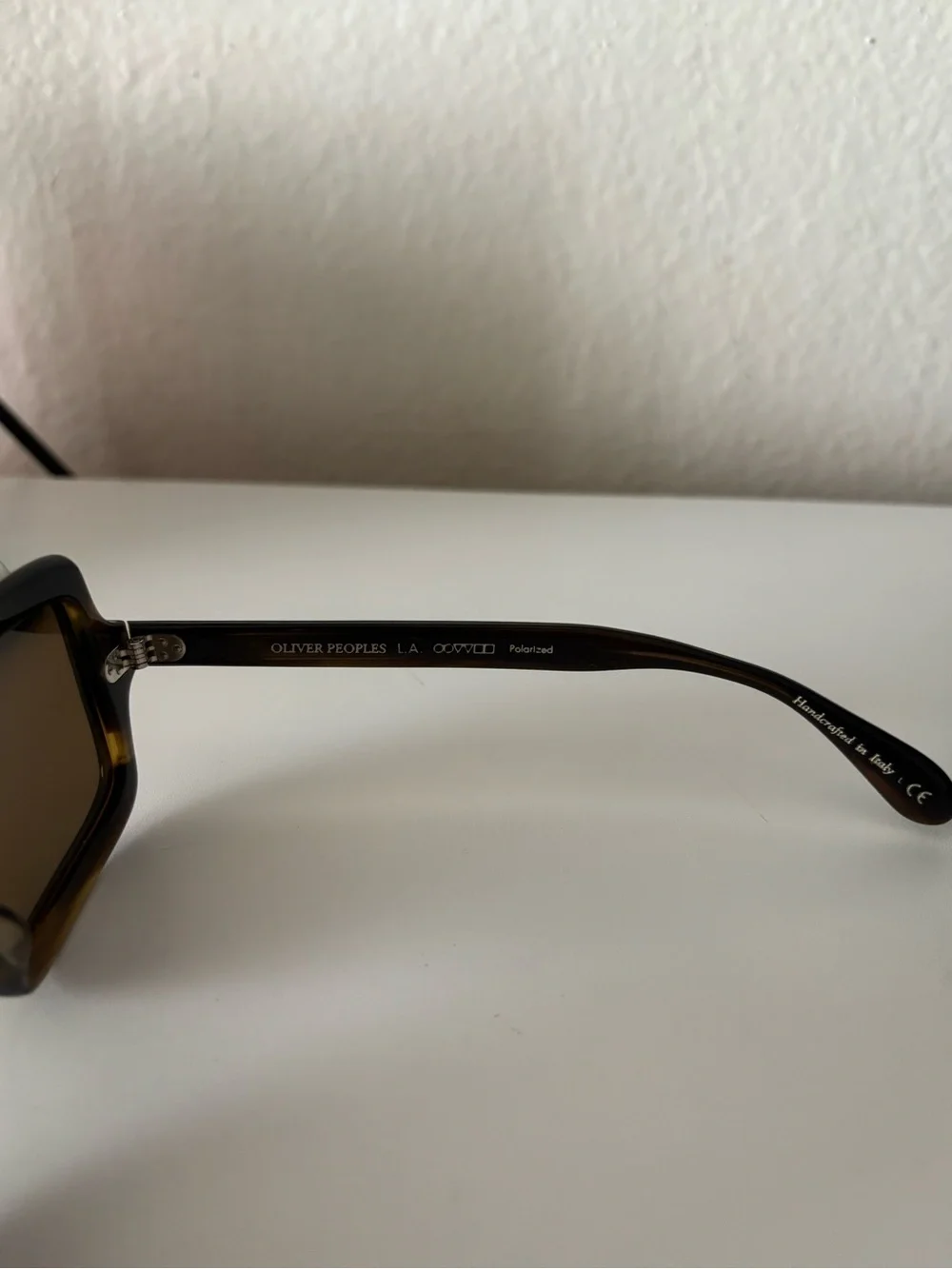 Oliver Peoples Women’s Square Frame Brown Sunglasses